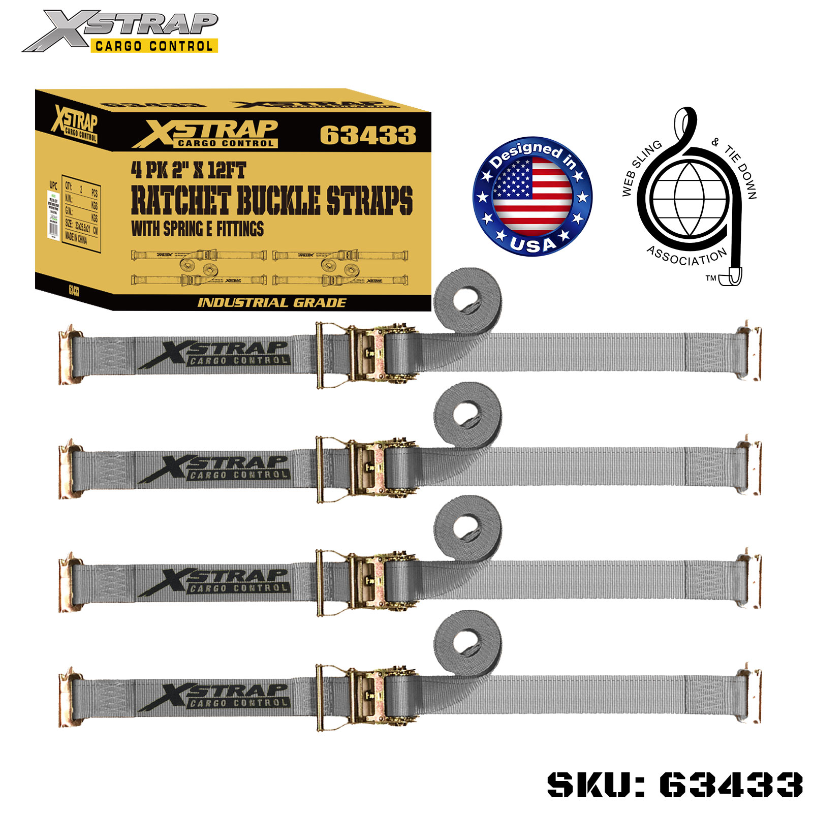 Xstrap 63433 Paski zapadkowe 2