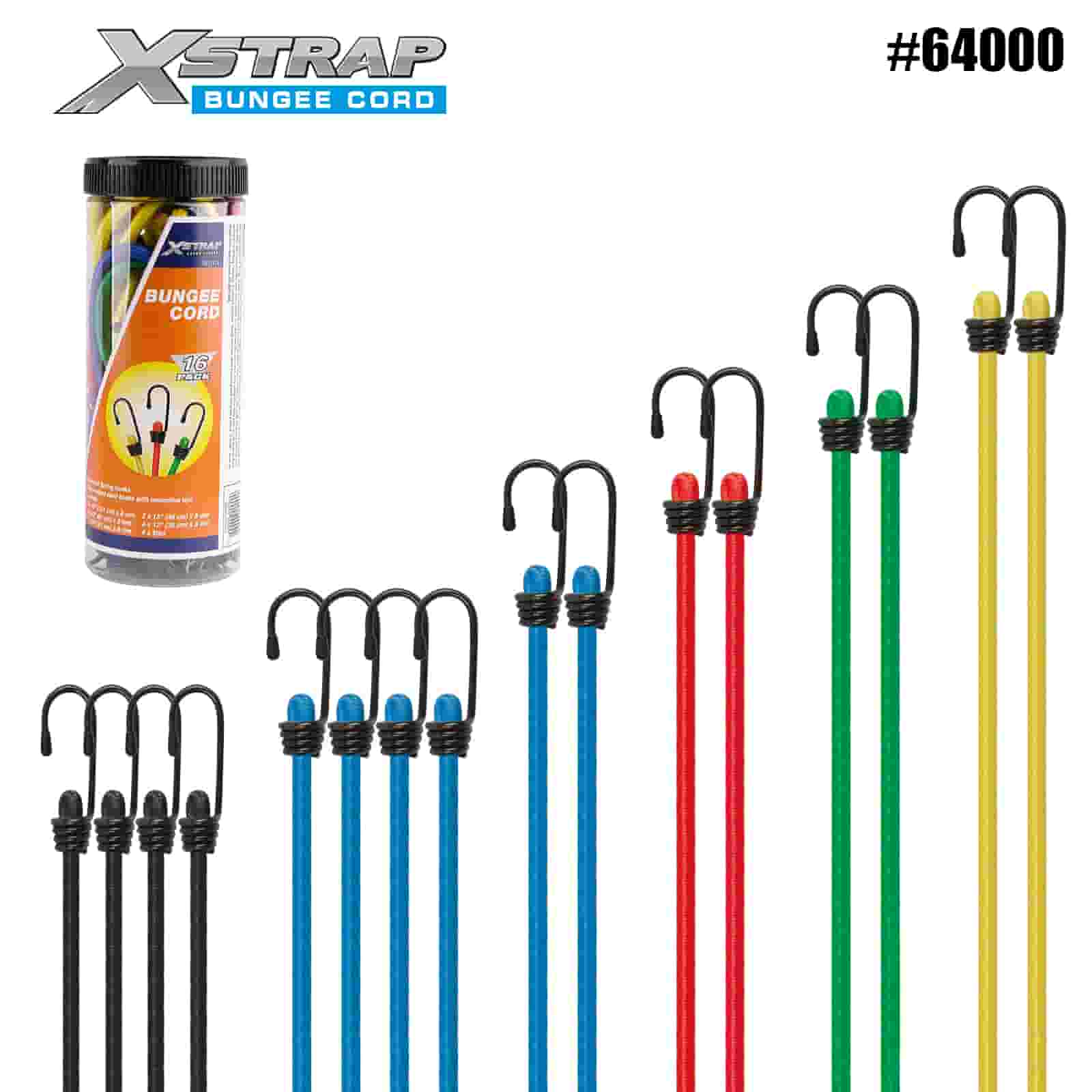 Zestaw linek bungee Xstrap 64000, 16 szt., 8 mm x 12