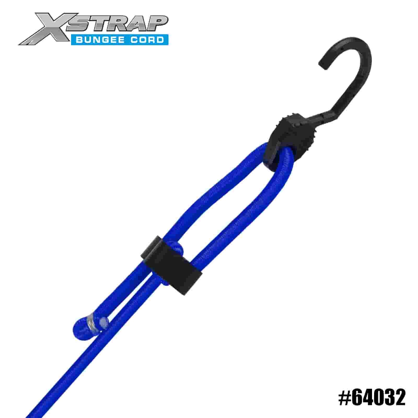 Xstrap 64032 3X regulowane linki bungee 8mm x 14”-20” 132-165lbs SWL